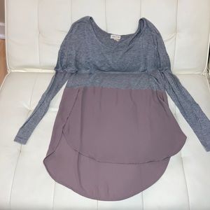 Meadow & Rue Taupe Blouse